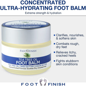 LOVE, LORI Tea Tree Balm - Heel Balm for Dry Cracked Feet & Heels (3.5oz) - Foot Balm for Athletes Foot Treatment - Foot Repair Cream - Healthy Feet